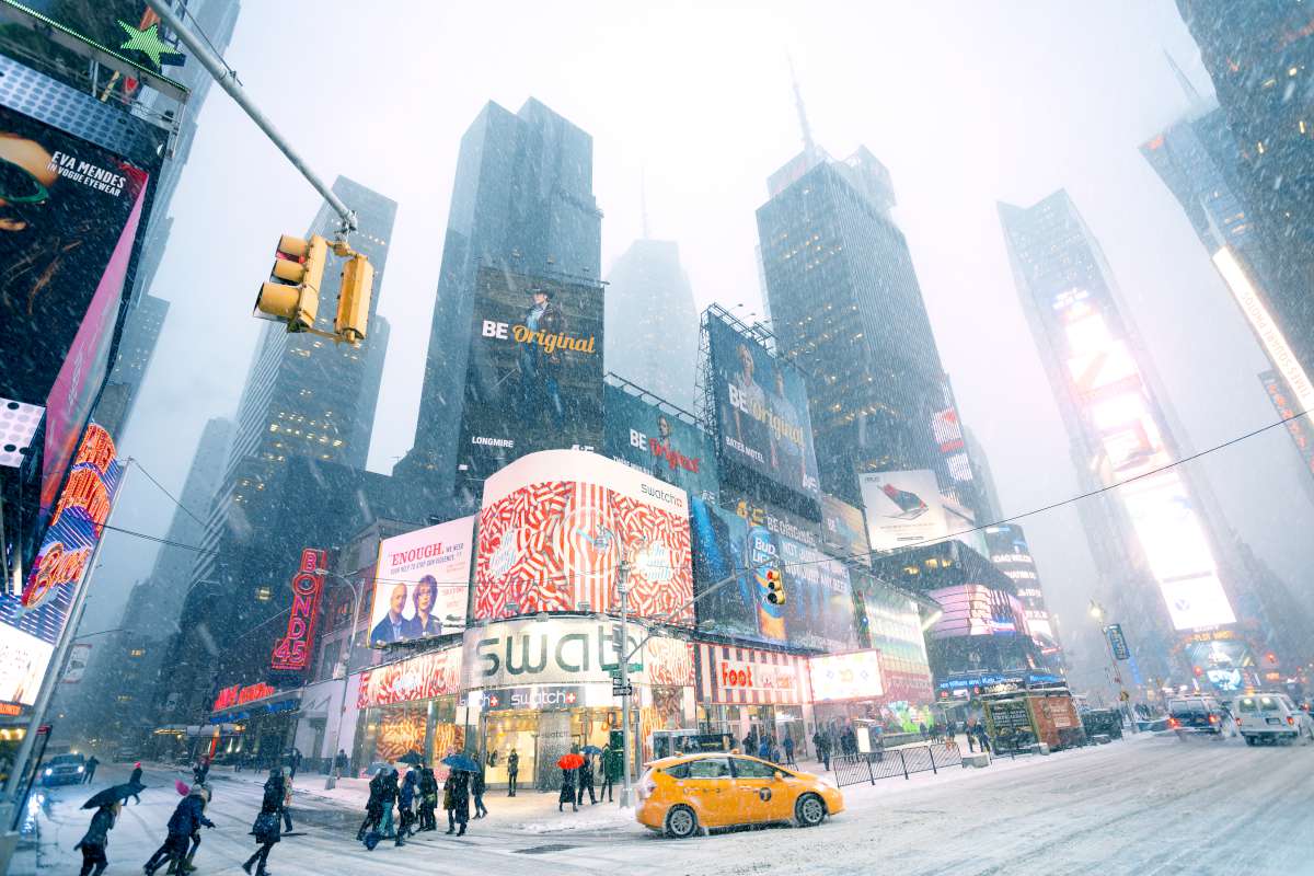 Ταξίδια Take A Tour » New York City January 22, 2014 Snow weather in